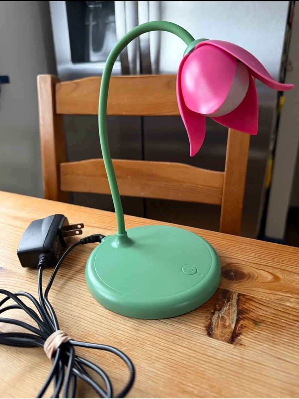 Pink Flower Desk Lamp